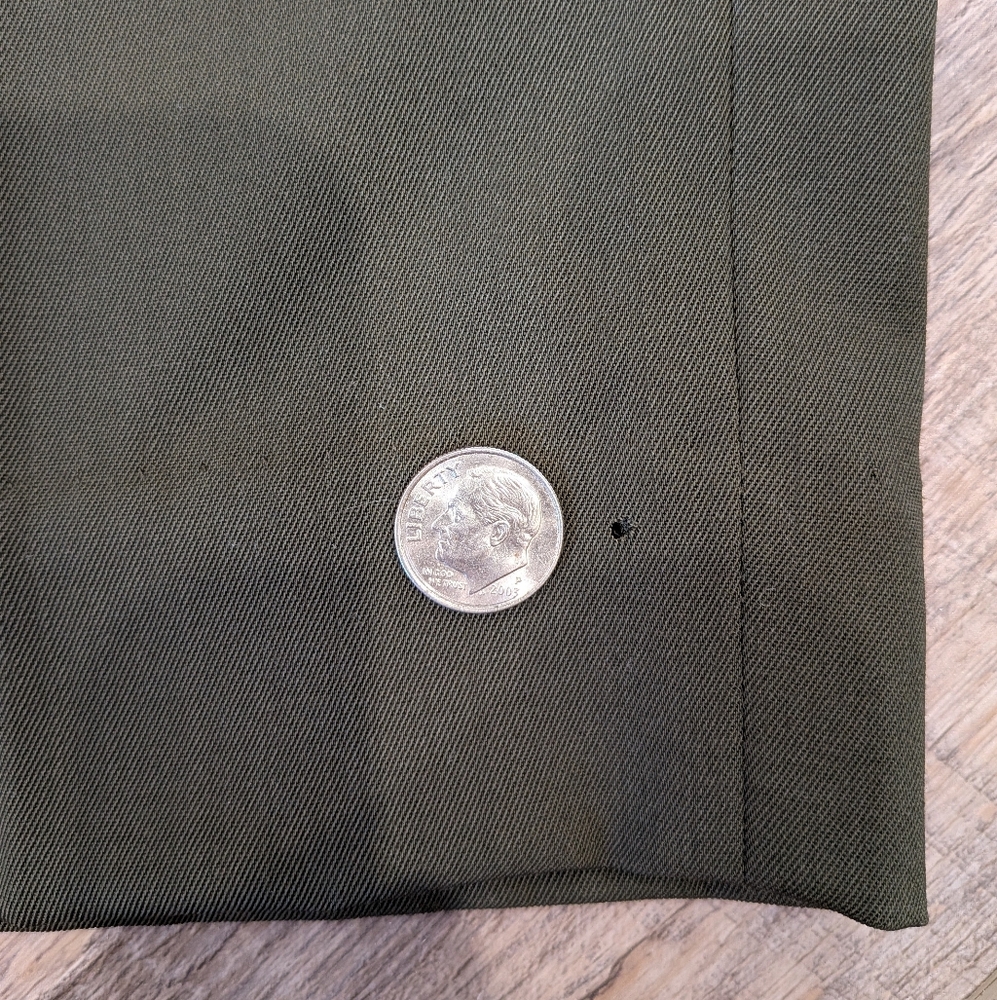Everlane Italian GoWeave Easy Pant Green | Size 4 - Picture 5 of 7